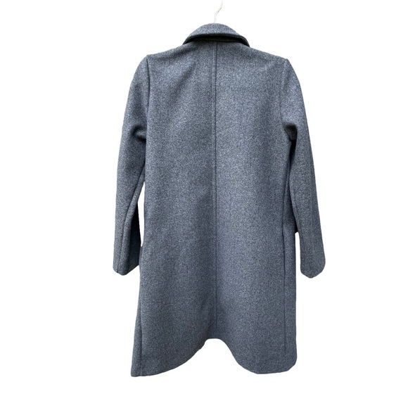 FELT TEXTURE COAT Sz Medium Gray - Picture 5 of 10